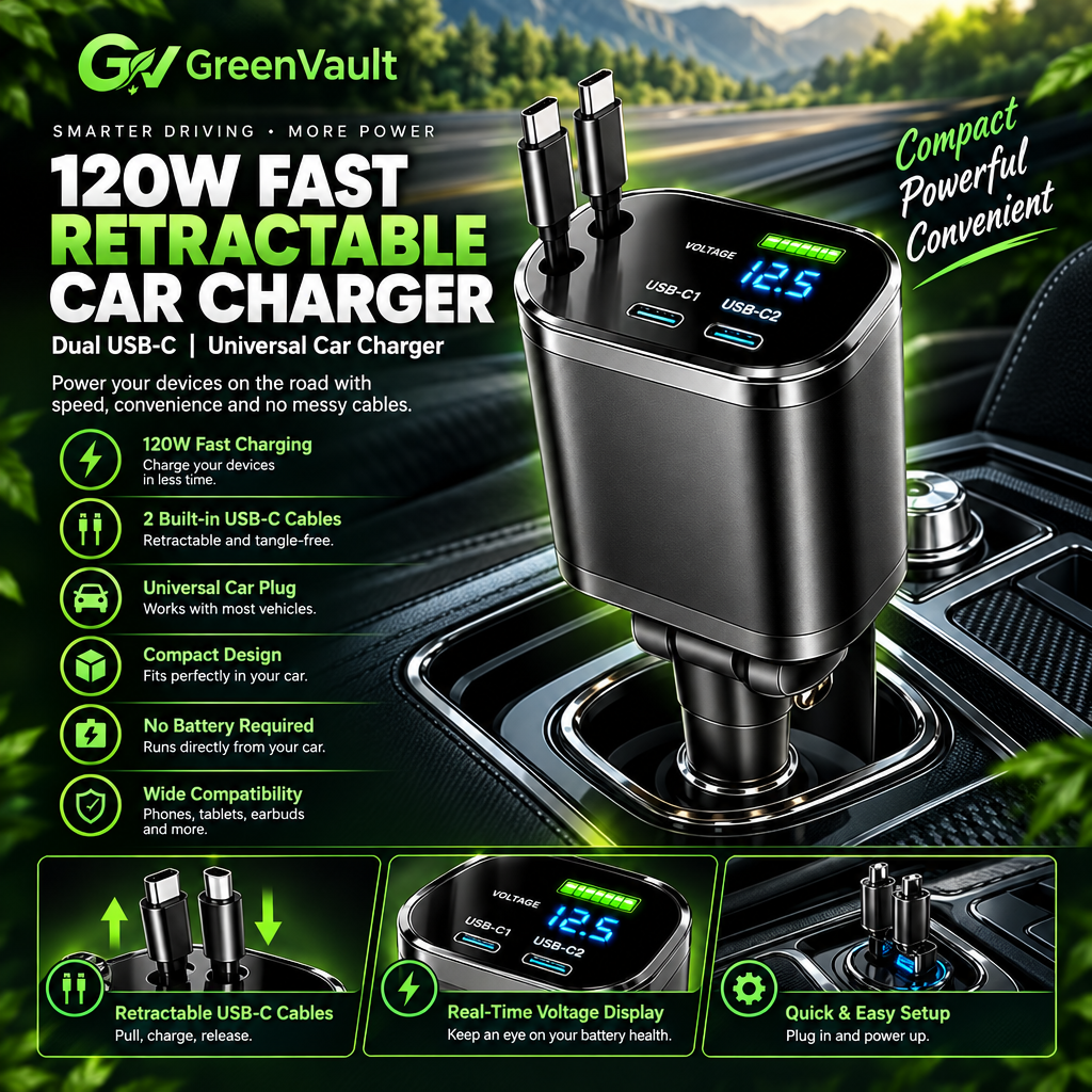 Retractable Car Charger